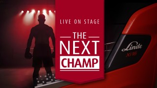 THE NEXT CHAMP live on stage.